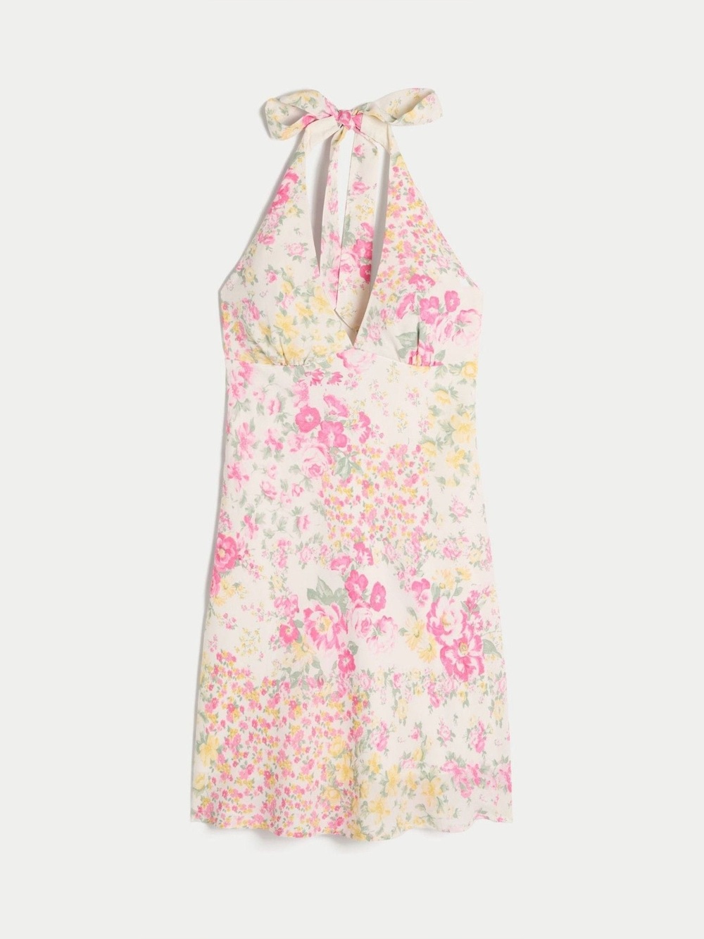 Hollister Floral Halter Dress size M petite